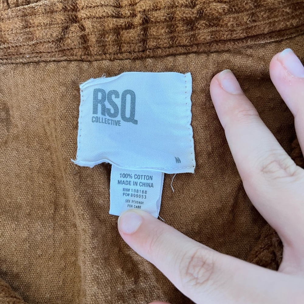 Rsq corduroy jacket